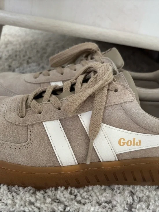 Gola Grandslam Leather & Suede Sneaker - Picture 3 of 5